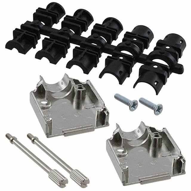 L17DTZK09KFMT Amphenol ICC (Commercial Products)  Gusci posteriori per connettori D-Sub a forma di D